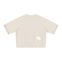 Vintage Wash Boxy Short Sleeve Sweatshirt