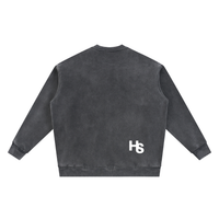 HIGH SOCIETY  Washed Fleece Baseball Jacket