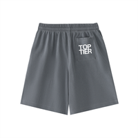TOP TIER Vintage Wash Cotton Shorts