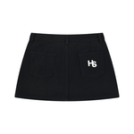 High Society Studded Denim Mini Skirt