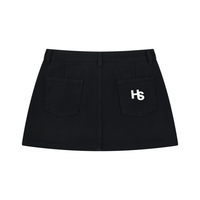 High Society Studded Denim Mini Skirt