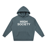 High Society Oversize Fleeced Hoodie