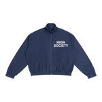 High Society Striped Full-Zip Track Jacket