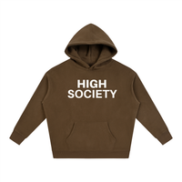 High Society Oversize Fleeced Hoodie