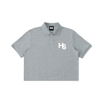 High Society Cropped Polo Shirt