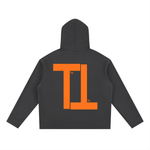 HIGH SOCIETY Oversized Fleece Hoodie