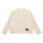 Vintage Wash Boxy  Waffle Raw Edge T-Shirt