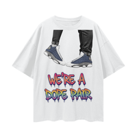 "Retro Flint" Loose Drop Shoulder T-Shirt