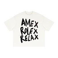 Amex Rolex Relax  Waffle Washed Boxy T-Shirt