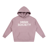 High Society Oversize Fleeced Hoodie