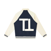 TOP TIER Raglan Sleeve Baseball Jacket