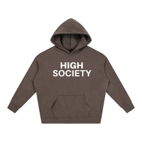 High Society Oversize Fleeced Hoodie