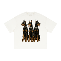 DOBERMANNS Textured Waffle Washed Boxy T-Shirt