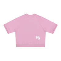 Vintage Wash Boxy Short Sleeve Sweatshirt