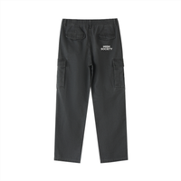 Cotton Elastic-Waist Cargo Pants