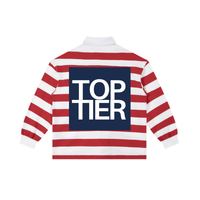 TOP TIER Stripe Polo Shirt
