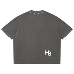 HIGH SOCIETY  Washed Boxy Studded T-Shirt