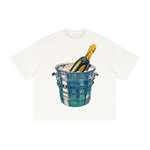 MONMOUSSEAU Textured Waffle Washed Boxy T-Shirt