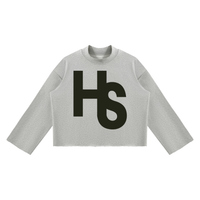 High Society Raw Edge Boxy Sweatshirt