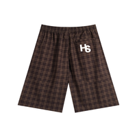 High Society Plaid Wide Leg Shorts
