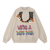 "Retro Orange" Oversized Sweatshirt