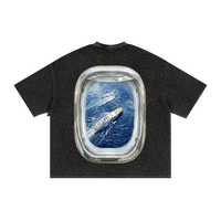 Window Seat  Waffle Washed Boxy T-Shirt