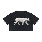 Panther Cotton Crop T-Shirt