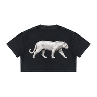 Panther Cotton Crop T-Shirt