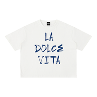 LA DOLCE VITA  Boxy Cotton T-Shirt