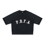 P.B.F.A Boxy Short Sleeve Sweatshirt