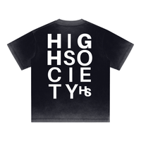 High Society Big Letter Cotton T-Shirt
