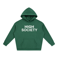High Society Oversize Fleeced Hoodie
