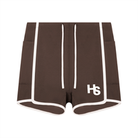 High Society Block Yoga Shorts