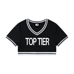 TOP TIER V-Neck Crop T-Shirt