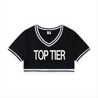TOP TIER V-Neck Crop T-Shirt