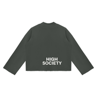 High Society Raw Edge Boxy Sweatshirt