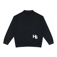Vintage Wash Collared Sweatshirt