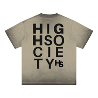 High Society Big Letter Cotton T-Shirt