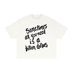 Sometimes All You Need  Waffle Washed Boxy T-Shirt