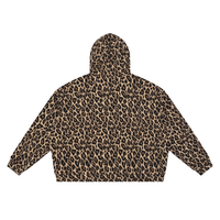 Unisex Leopard Full Zip Hoodie