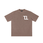 TOP TIER Vintage Wash Drop Shoulder T-shirt