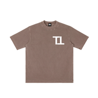 TOP TIER Vintage Wash Drop Shoulder T-shirt