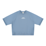 Vintage Wash Boxy Short Sleeve Sweatshirt