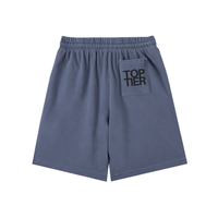 TOP TIER Vintage Wash Cotton Shorts