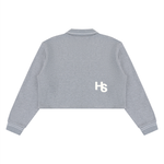 High Society Women’s Crop Collared Sweatshirt