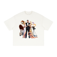 HOLLYWOOD PLAYBOY Textured Waffle Washed Boxy T-Shirt