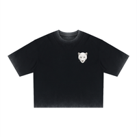 White Panther Dyed Boxy T-Shirt