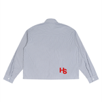 HIGH SOCIETY Boxy Striped Shirt