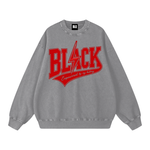 Snow Washed Oversized Sweatshirt