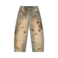 HIGH SOCIETY Men's Barrel Leg Jeans
